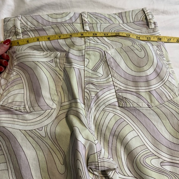 WILFRED Free Vera Pant Printed High Waisted Twill Pants Soft Swirls Neutral - 8 - Picture 13 of 16